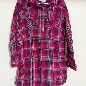 Old Navy Pink Plaid Kids Bottoms